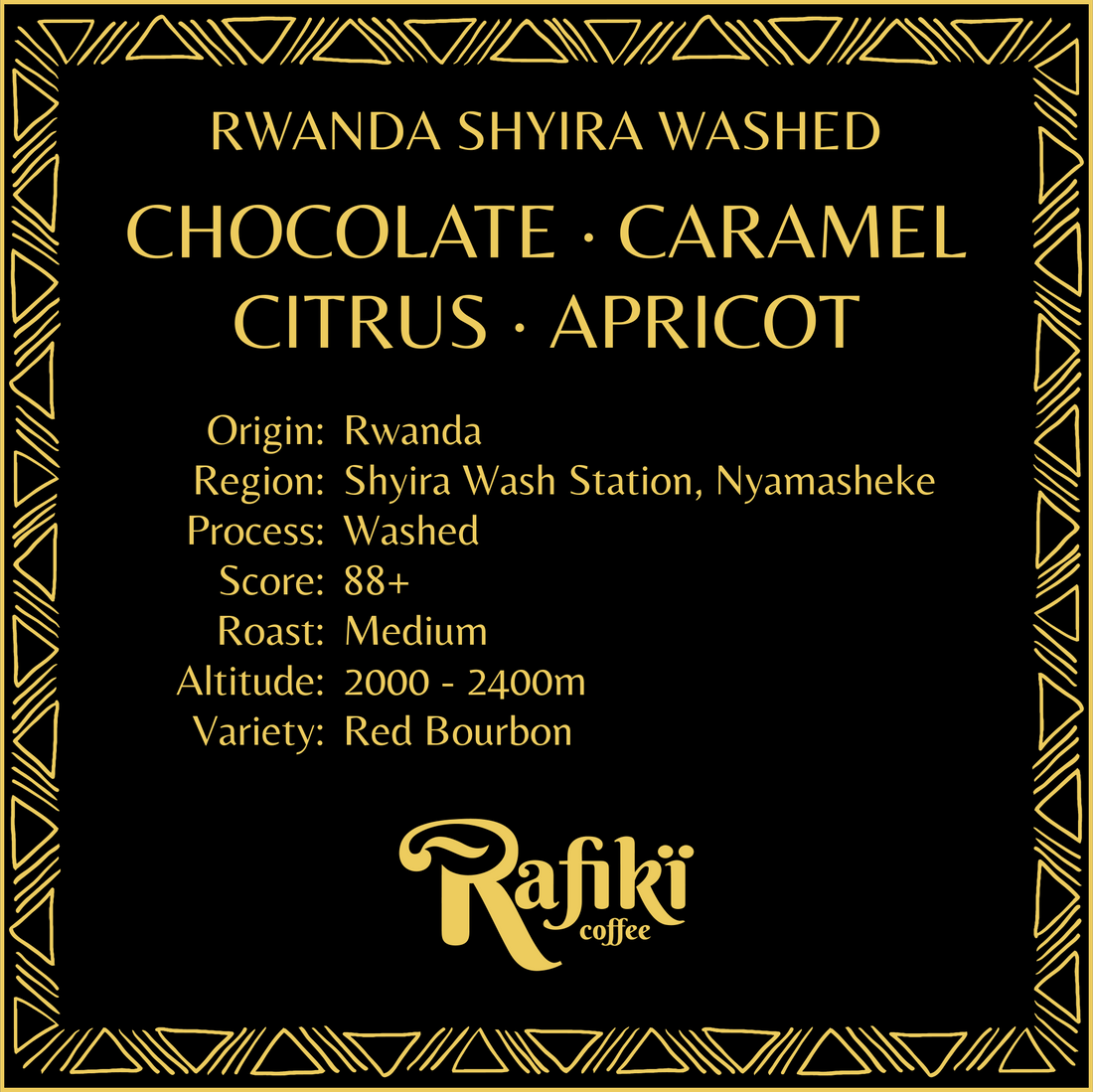 Rwanda Shyira Washed